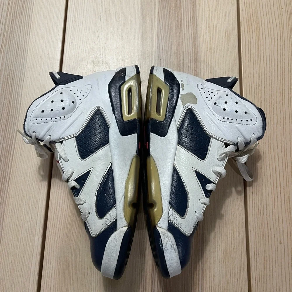 2012 Nike Air‎ Jordan 6 Retro Olympic 384664-130 RESTORE Size 8.5